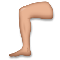 Leg- Medium Skin Tone emoji on LG